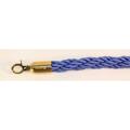 Vic Crowd Control 60 in. Braided Rope with Gold Closable Hook - Blue 1677